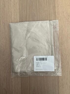 Quince Silk Pillow Case Beige Neutral zipper closer